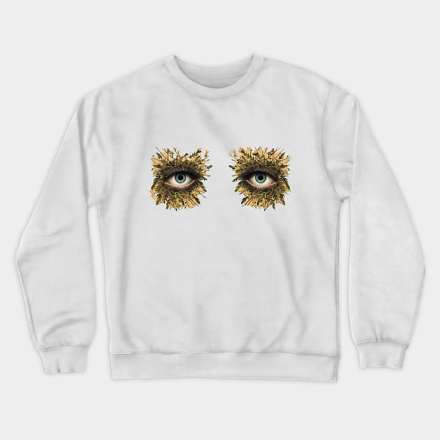 False Eyelashes Crewneck Sweatshirt by PictureNZ